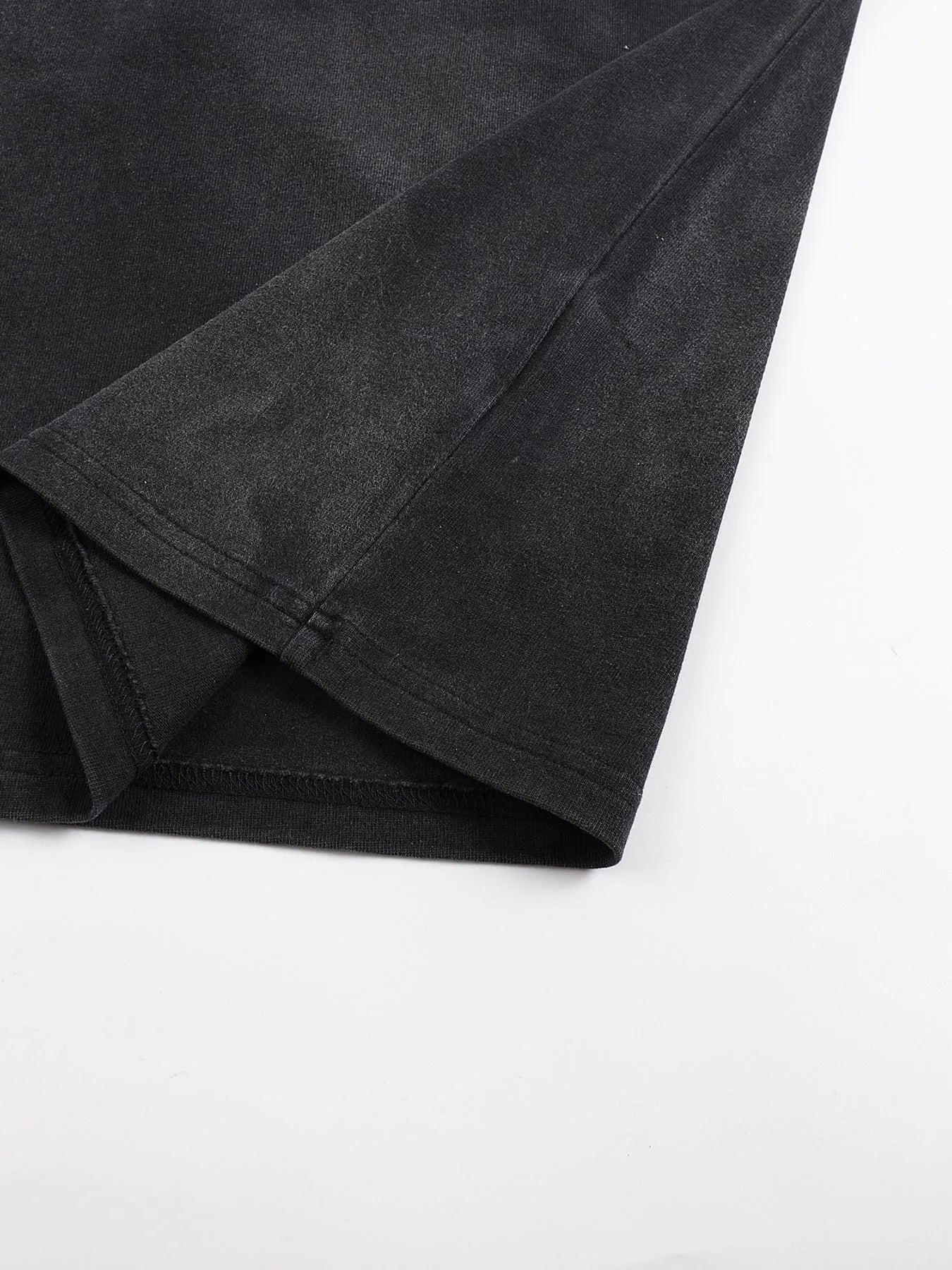 Sunfade T-shirt – Black | 100% Cotton Washed Oversized Tee
